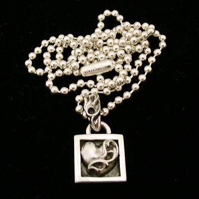 クロムハーツ ○ Chrome Hearts ネックレス framed heart charm 