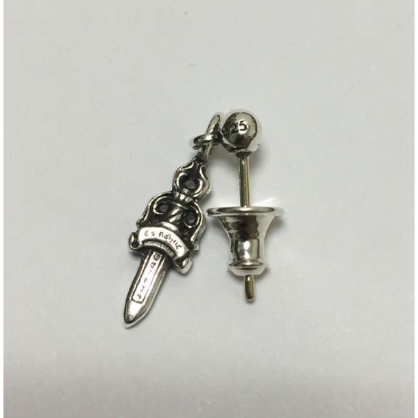片耳用・1個売り】クロムハーツ Chrome Hearts イアリング ドロップ スタック ダガー EARRING DROP STACK DAGGER