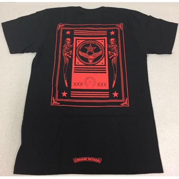 クロムハーツ Chrome Hearts Tシャツ Mens SS CREW F19-1C Black メンズ 半袖 Tシャツ ブラック (L)