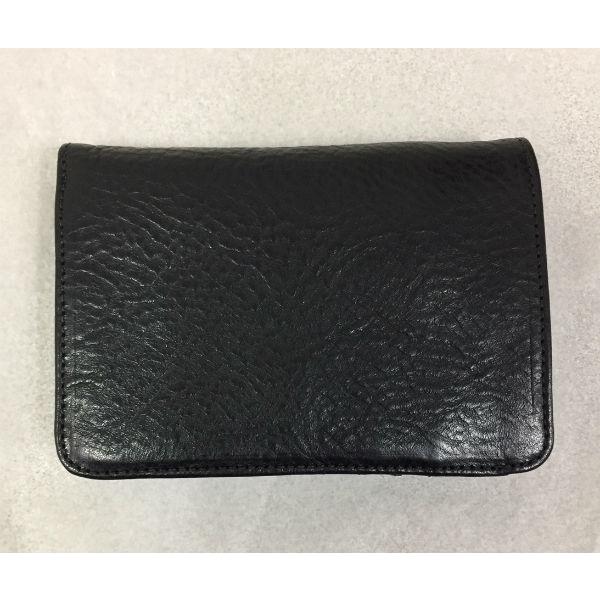 クロムハーツ Chrome Hearts 財布 ウォレット ジョーイ スクロールレーベル ヘビーレザー ウォレット (ブラック)