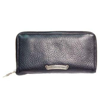 クロムハーツ ● Chrome Hearts 長財布 REC-F ジップフィリグリープラス レザーウォレット ブラック REC F Zip #2 cross filigree plus Wallet