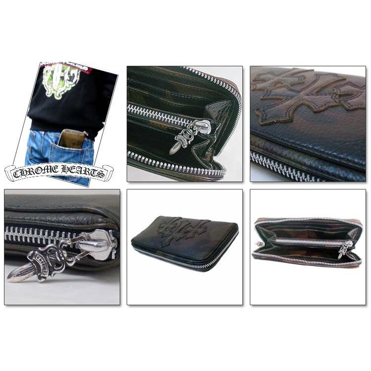 クロムハーツ ● Chrome Hearts 長財布 REC F ZIP2 3セメタリータンクカモフラージュ ウォレット