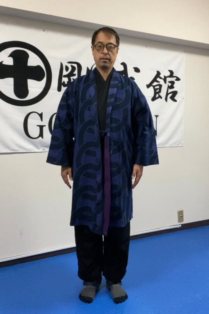 羽織コート(ミディアム厚)輪繋ぎ