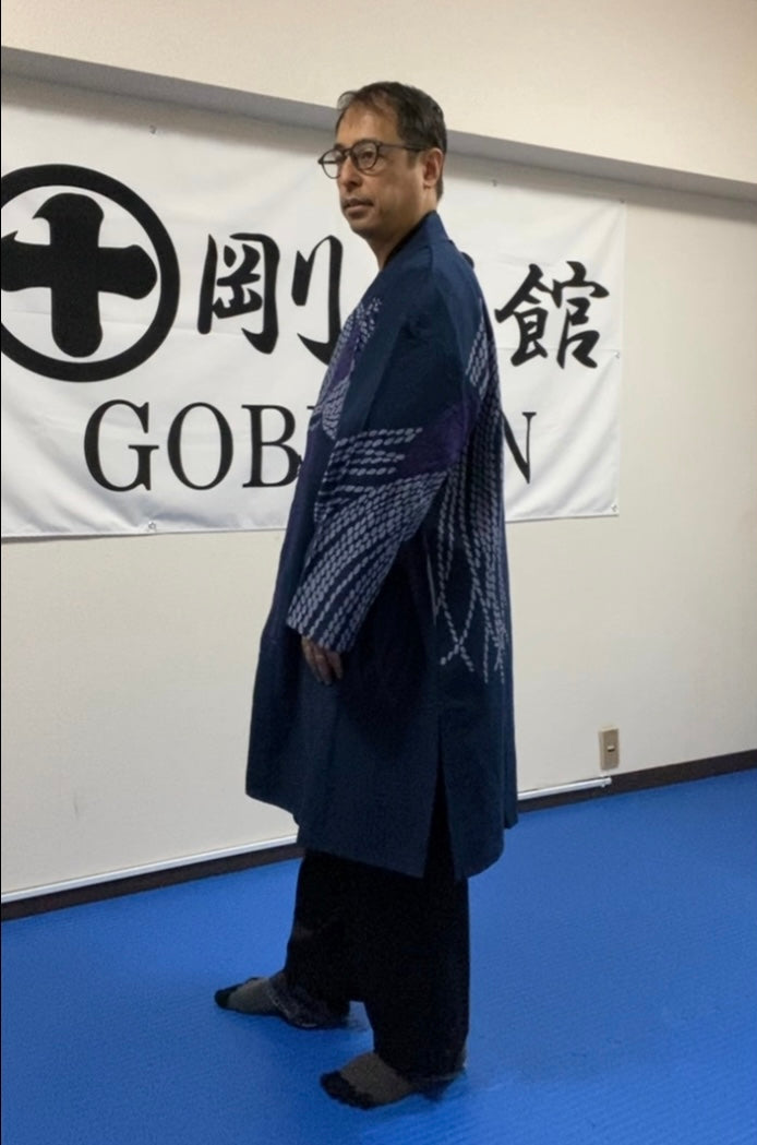 祭・羽織コート(ライトミディアム厚)縄
