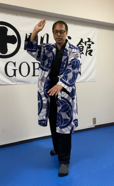祭・羽織コート(ライトミディアム厚)笹紋