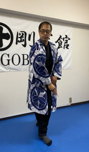 祭・羽織コート(ライトミディアム厚)笹紋