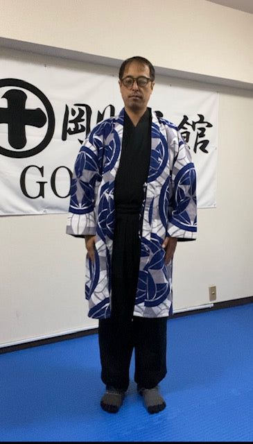 祭・羽織コート(ライトミディアム厚)笹紋