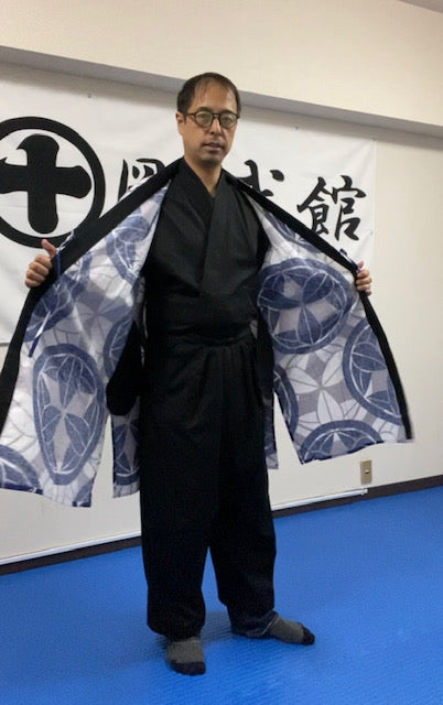 祭・羽織コート(ライトミディアム厚)笹紋