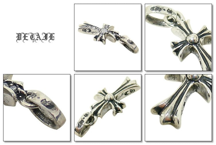Chrome Hearts クロムハーツ チャーム CHクロスベービーファットチャーム ウイズダイヤモンド  CH BABY FAT CROSS with DIAMOND