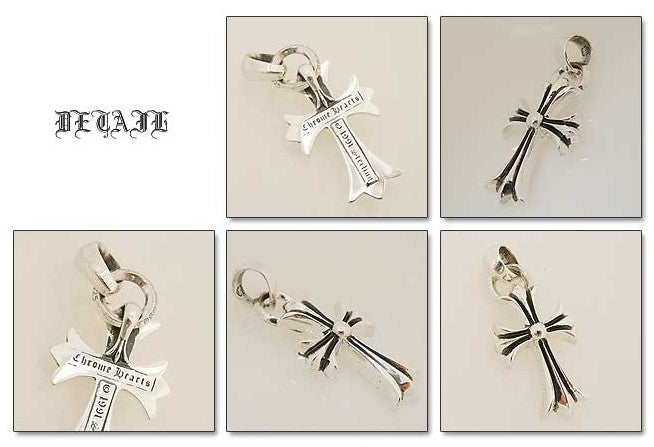 Chrome Hearts クロムハーツ チャーム スモールシーエイチクロスウィズベイル Small CH Cross with Bail