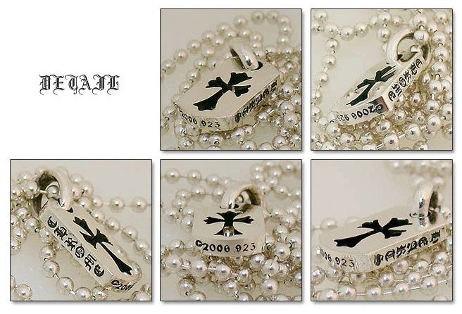 Chrome Hearts クロムハーツ ネックレス ドッグタグ タイニー カットアウト クロス New Dog Tag Tiny Cross
