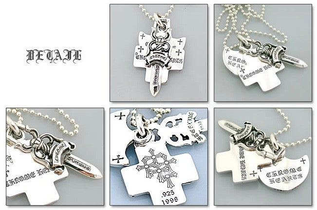 Chrome Hearts クロムハーツ ネックレス スリートリンケッツペンダント 3 Trinkets Pendant