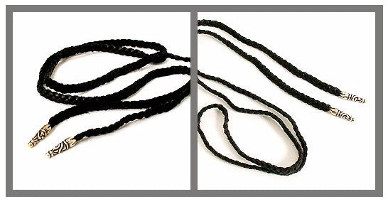 Chrome Hearts クロムハーツ ペンダント レザーブレイドタイニースクロール Leather Braid Tiny Scroll