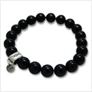 SoCaL925 ソーカル925 パワーストーン ブレスレット オニキス with キャリアー B2