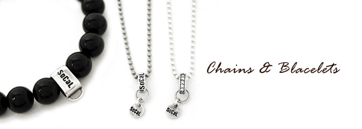 SoCaL925 ソーカル925 パワーストーン ブレスレット オニキス with キャリアー B2