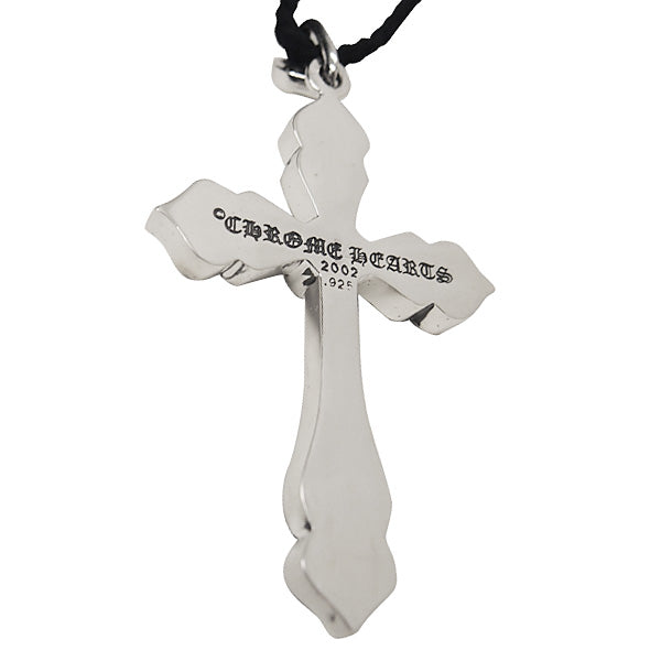 CHROME HEARTS クロムハーツ スペード クロス ラージ ペンダント Spade Cross Large Pendant Necklace