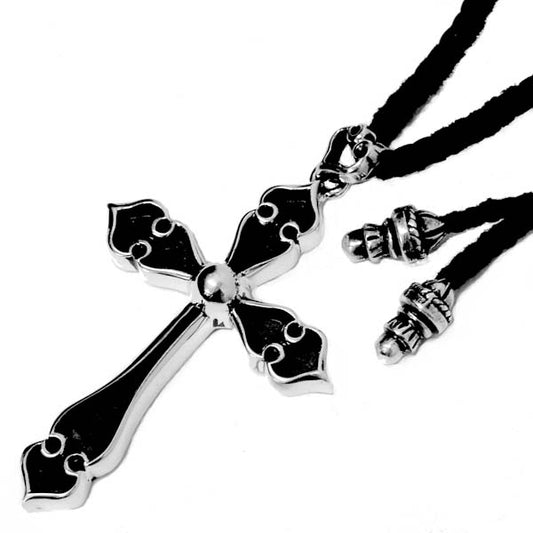 CHROME HEARTS クロムハーツ  スペード クロス ラージ ペンダント Spade Cross Large Pendant Necklace