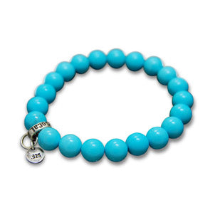 SoCaL925   ソーカル925  パワーストーン ブレスレット ターコイズ with キャリアー B1