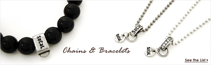 SoCaL925 ソーカル925 パワーストーン ブレスレット オニキス with キャリアー B1