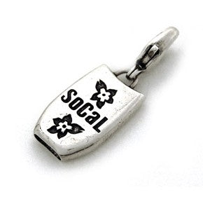 SoCaL925 ソーカル925  ハンドメイド・アメリカン・シルバー ホイッスルジュエリー ボディボードチャーム BB4