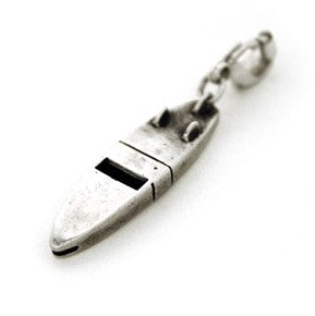 SoCaL925 ソーカル925  ハンドメイド・アメリカン・シルバー ホイッスルジュエリー サーフボードチャーム SB6