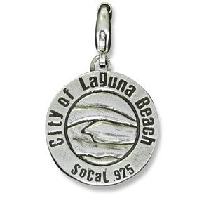 SoCaL925 ソーカル925 ハンドメイド・アメリカン・シルバー ラグナビーチ メダル チャーム LB2C