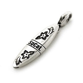 SoCaL925 ソーカル925  ハンドメイド・アメリカン・シルバー ホイッスルジュエリー サーフボードチャーム SB5