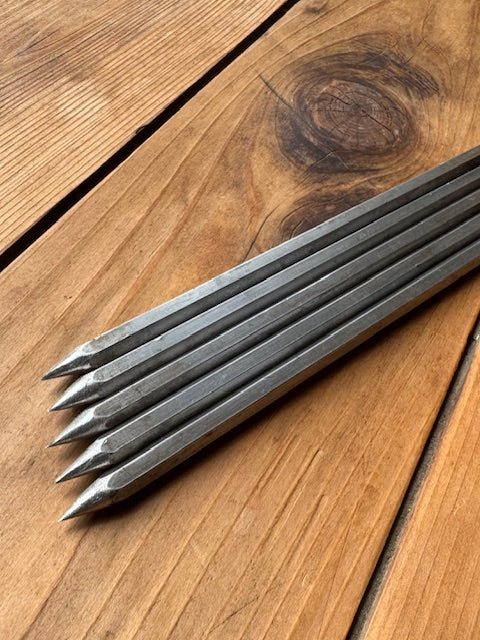 鉄筆　棒手裏剣用　鉄棒17センチ　5本セット