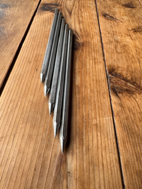 鉄筆　棒手裏剣用　鉄棒17センチ　5本セット