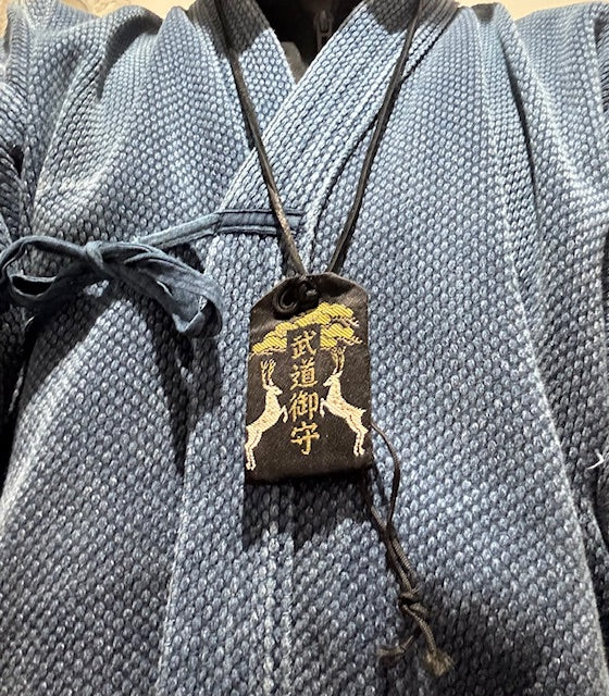 東国三社お守りネックレス＆誕生石パワーストーン　黒