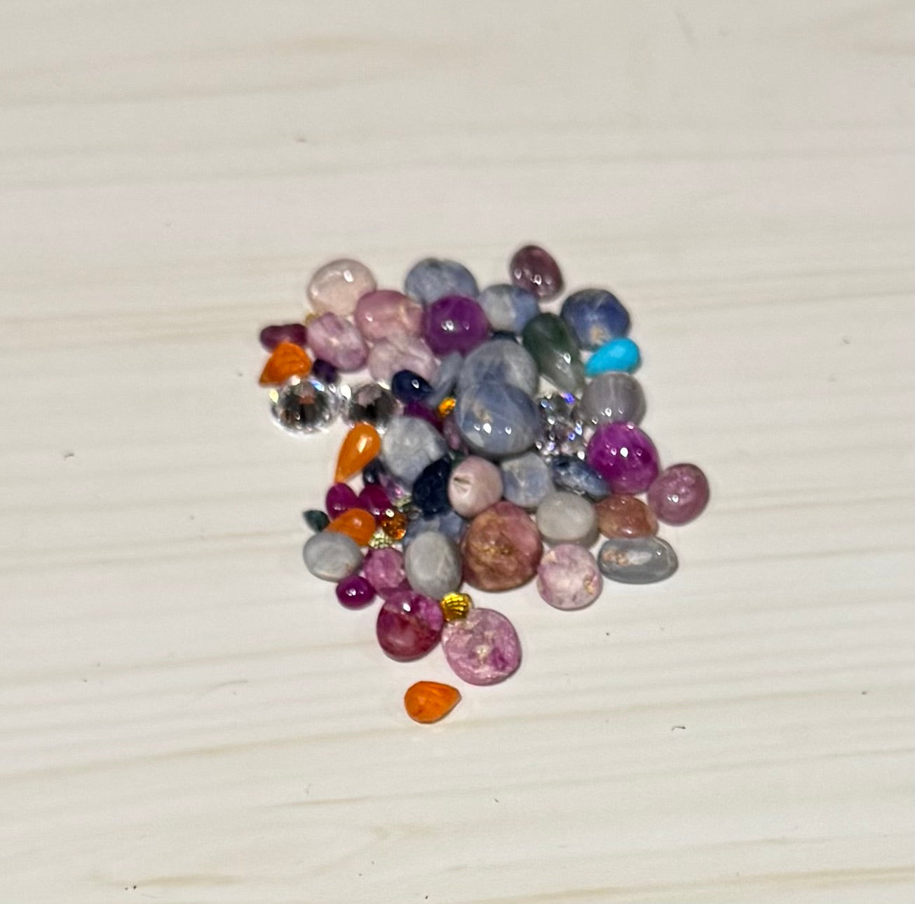 お守りネックレス＆誕生石パワーストーン　