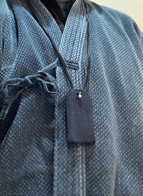 御糸織りお守りネックレス＆誕生石パワーストーン　