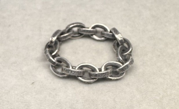 新品　Chrome Hearts　クロムハーツ ペーパーチェーンリング　17リングス（USサイズ５）