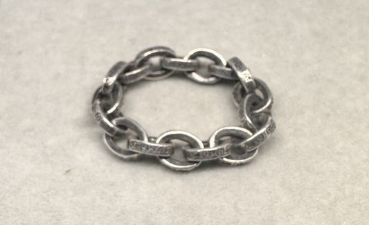 新品　Chrome Hearts　クロムハーツ ペーパーチェーンリング　17リングス（USサイズ５）