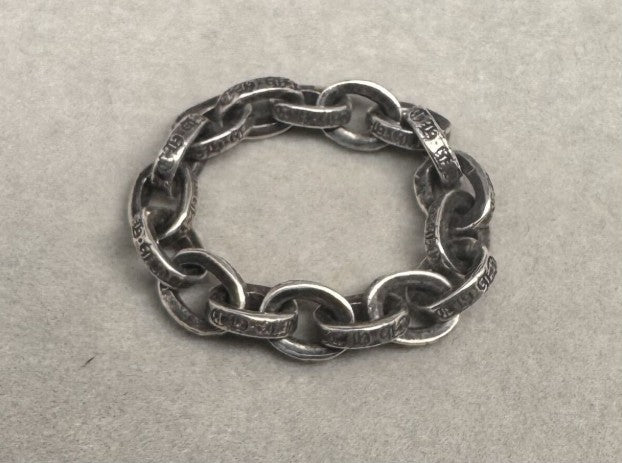 新品　Chrome Hearts　クロムハーツ ペーパーチェーンリング　17リングス（USサイズ５）