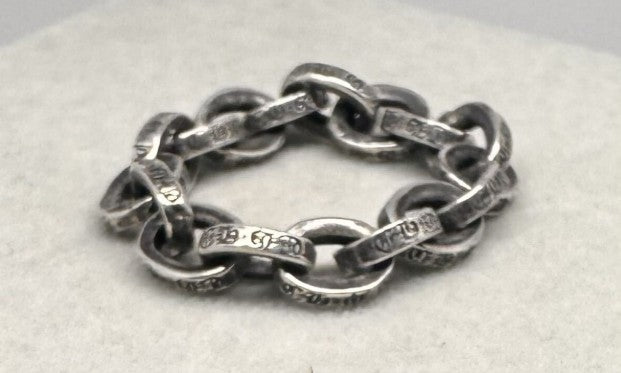 新品　Chrome Hearts　クロムハーツ ペーパーチェーンリング　17リングス（USサイズ５）