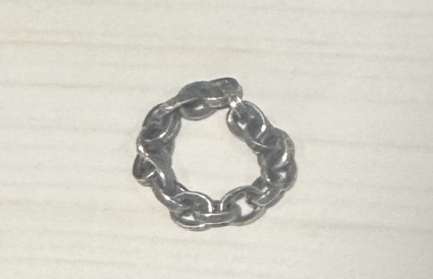 新品　Chrome Hearts　クロムハーツ ペーパーチェーンリング　17リングス（USサイズ５）