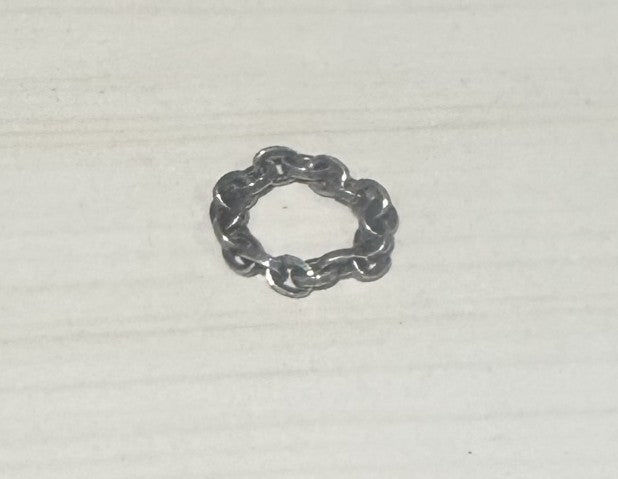 新品　Chrome Hearts　クロムハーツ ペーパーチェーンリング　17リングス（USサイズ５）