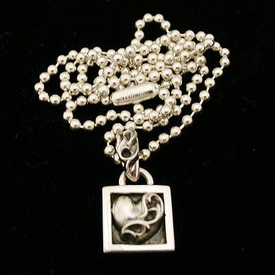 クロムハーツ ● Chrome Hearts ネックレス framed heart charm　フレーム ハート チャーム