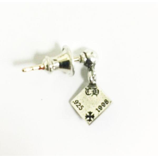 【片耳用・1個売り】● クロムハーツ Chrome Hearts　イヤリング　ピラミッド　クロス　1D　Earring Pyramid + 1D