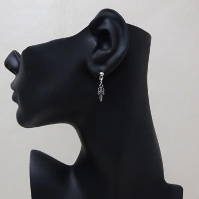 片耳用・1個売り】● クロムハーツ Chrome Hearts イアリング　ドロップ　スタック　ダガー　EARRING DROP STACK DAGGER