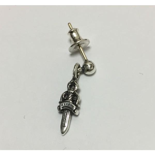 片耳用・1個売り】● クロムハーツ Chrome Hearts イアリング　ドロップ　スタック　ダガー　EARRING DROP STACK DAGGER