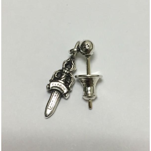 片耳用・1個売り】● クロムハーツ Chrome Hearts イアリング　ドロップ　スタック　ダガー　EARRING DROP STACK DAGGER