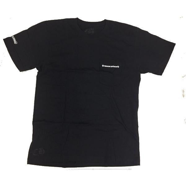 クロムハーツ ★ Chrome Hearts Tシャツ Mens SS CREW C20-1A Blackメンズ 半袖 Tシャツ ブラック (L)