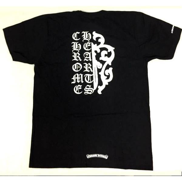 クロムハーツ ★ Chrome Hearts Tシャツ Mens SS CREW C18-2B Black メンズ 半袖 Tシャツ ブラック (L)