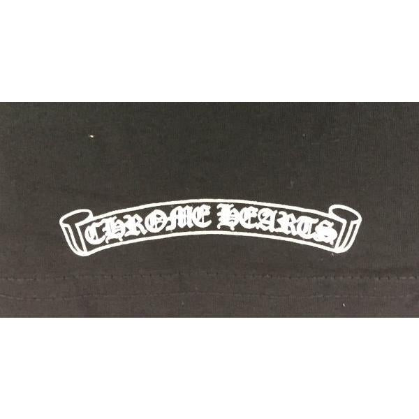 クロムハーツ ★ Chrome Hearts Tシャツ Mens SS CREW C18-2B Black メンズ 半袖 Tシャツ ブラック (L)