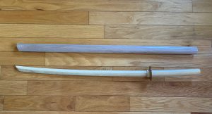 Jikishinkage style wooden sword