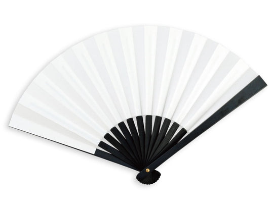 鉄扇 24センチ 白