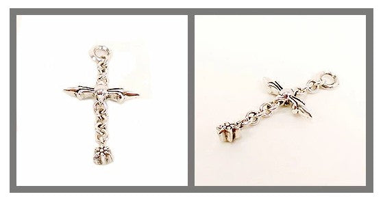 Chrome Hearts　クロムハーツ チャーム ローリークロスチャーム　　Roly Cross Charm